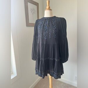 Ulla Johnson Ceres Dress Boho Long Sleeve